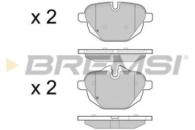 Brake pad set BMW 5 F10/G30/5 G31/6 GT G32/7 G11 1.2-Electric 09- 