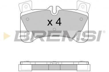 Brake pad set Audi Q7/Porsche Cayenne/VW Touareg 02> rear 