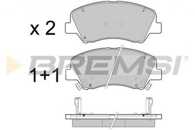 Stabdžių trinkelės Hyndai i20/i30, Kia Rio 11> pr. 