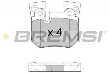 Brake pad set BMW 05> rear 