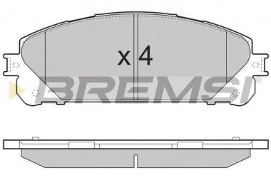 Brake pad set Lexus NX/RX/Toyota Highlander/RAV 4 IV 2.0-3.5H 07- 
