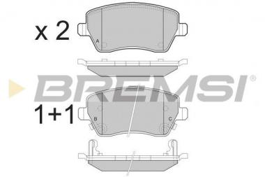 Brake pad set Dacia Duster/Nissan Micra III/IV/V/Note/Suzuki Swift III 0.9-1.6 05- 