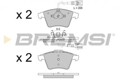 Brake pad set VW Transporter 03> 