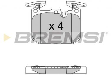 Brake pad set BMW 1 F20/2 F22/3 F30/G20/3 GT F34/4 F32 1.5-3.0H 11- 