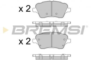 Brake pad set Ford Fiesta 08> /Mazda 2 07> 