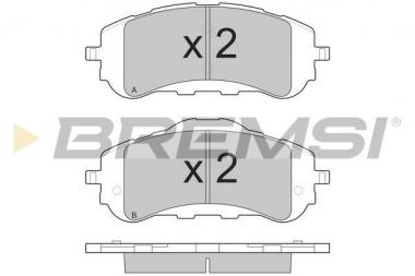 Brake pad set Citroen Berlingo/Peugeot 308 II/308 III/Partner/Rifter 1.2-Electric 13- 
