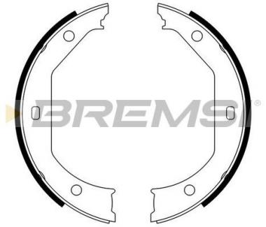 Brake shoes set BMW 1 E81/2 F22/3 E46/E90/F30/G20/4 F32/5 E39/X1 E84 1.5-4.4 95- park brake 