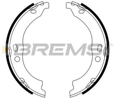 Brake shoes set Citroen Jumper II/Fiat Ducato/Peugeot Boxer 2.0D-3.0D 06- park brake 