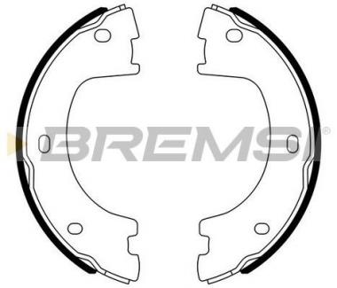 Brake shoes set MB Sprinter/ VW Crafter 06> park brake 