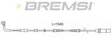 Сигнализатор, износ тормозных колодок BMW 7 F01 3.0/3.0D/4.4 08-15 