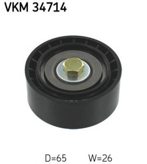 Deflection/Guide Pulley, v-ribbed belt 