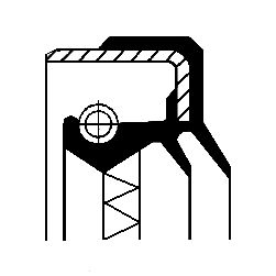 Shaft Seal, differential 