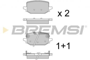Brake pad set  Renault Kangoo 21- 