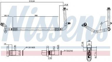 Condenser hose Renault Maste 10>r 
