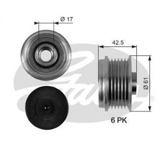 Alternator Freewheel Clutch 