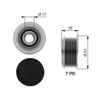 Alternator Freewheel Clutch