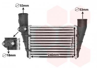Радиатор "Intercooler" Audi A4 B5/A6 C5/VW Passat B3/B4/B5/B5.5 1.9D 96- 