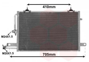 Радиатор кондиционера Audi 100 C4/A6 C4 1.8-4.2 90-97 