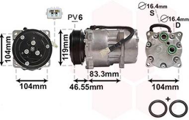 Compressor, air conditioning 