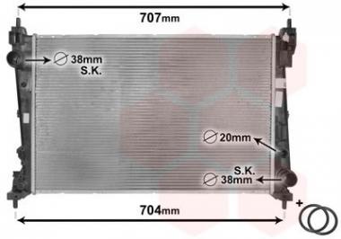 Radiator, engine cooling 