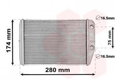Радиатор отопления Citroen Jumper II/Fiat Ducato/Opel Movano C/Peugeot Boxer 2.0D-3.0D 06- 