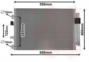 Condenser Ford C-Max II/Grand C-Max 1.6D 10-19