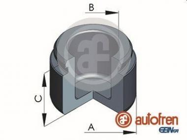 Piston, brake caliper 