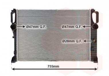 Радиатор MB W211 E320-400CDI 02- 