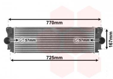Intercooler MB Sprinter B906/VW Crafter 30-35/30-50 1.8-3.0D 06-
