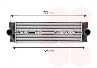 Intercooler MB Sprinter 3-5t 06-/VW Crafter 30-35/30-50 2.0D 06-16 