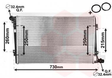 Radiator, engine cooling 