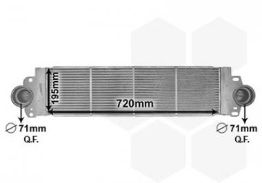 Radiatorius orui VW Multivan V/VI/Transporter V/VI 1.9D/2.0D/2.5D 03- 