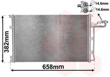 Condenser Volvo C30/C70 II/S40 II/V50 2.0D-2.5 04-13 