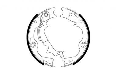 Brake Shoe Set, parking brake
