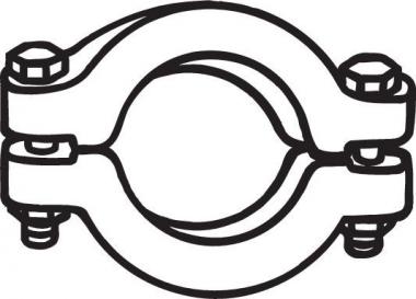 Clamp, exhaust system 