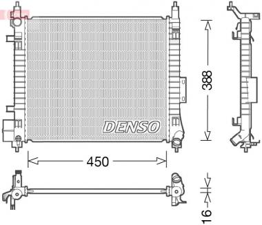 Radiator, engine cooling 