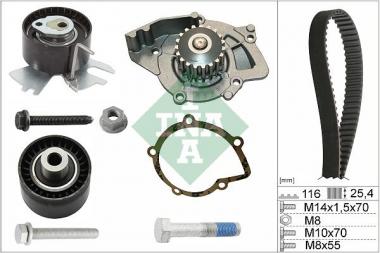 Water Pump & Timing Belt Kit Citroen C4/C4 II/C5 III/C8/DS4/DS5/Jumpy/Fiat Scudo/Ford C-Max II 2.0D/2.0DH 06- 