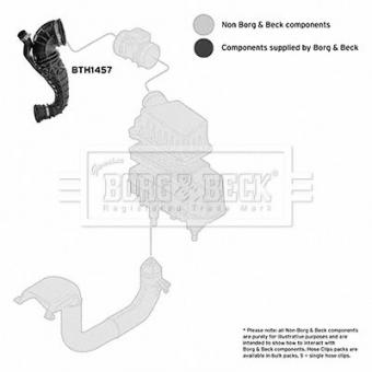 Intake Hose, air filter 