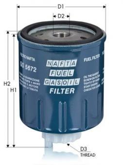 Fuel filter Renault 19/Espace III/Laguna 1.9D/2.2D 