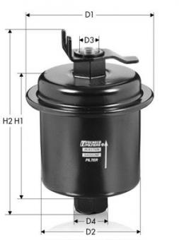Фильтр для бензина Honda Civic 1.4-1.6i /Accord 2.0i 95> 