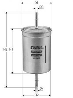 Fuel filter Audi A3/A4 B6/B7/A8 D3/TT 98- 