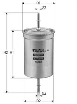 Фильтр для бензина Renault Laguna/Safrane 1.8-3.0 93-01 