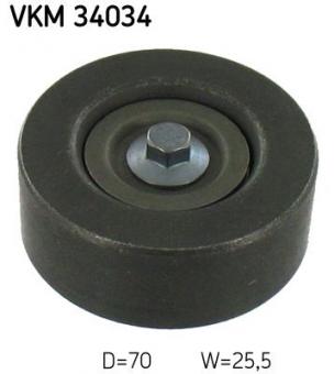 Deflection/Guide Pulley, v-ribbed belt 