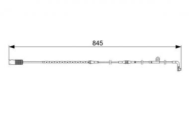 Sensor, brake pad BMW 7 E65/E66/E67 3.0-6.0 01-08 