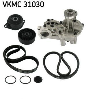 Water Pump + V-Ribbed Belt Kit 