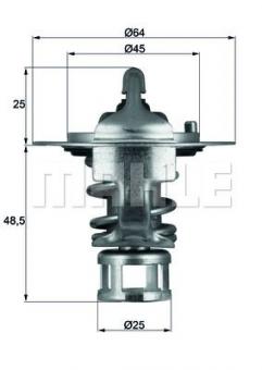 Thermostat 82C Nissan
