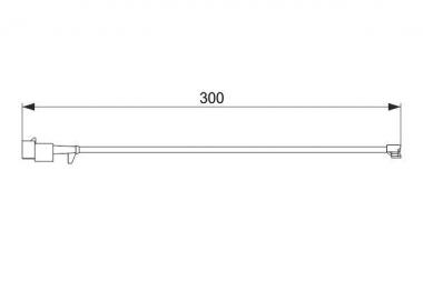 Sensor, brake pad Iveco 