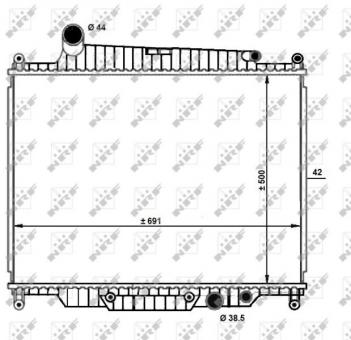 Radiator, engine cooling 