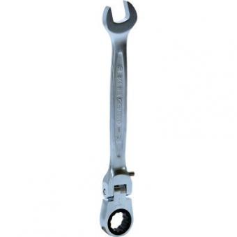 Шарнирный комбинированный ключ с трещоткой GEARplus, регулируемый, 10 мм 