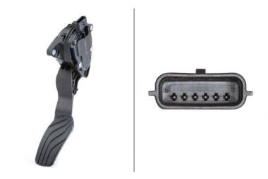 Датчик, положение педали акселератора 